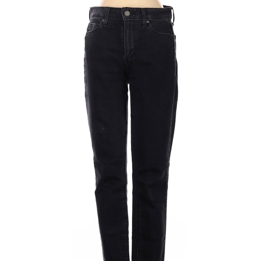 Paige Jeans Blue Skinny Leg Cut Low Rise Waist Size 26 #462